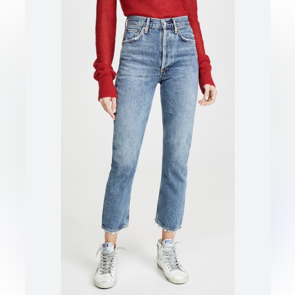 Agolde Riley Straight Slim Jeans